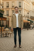 Doudoune homme doublure sherpa MONARK - coloris kaki