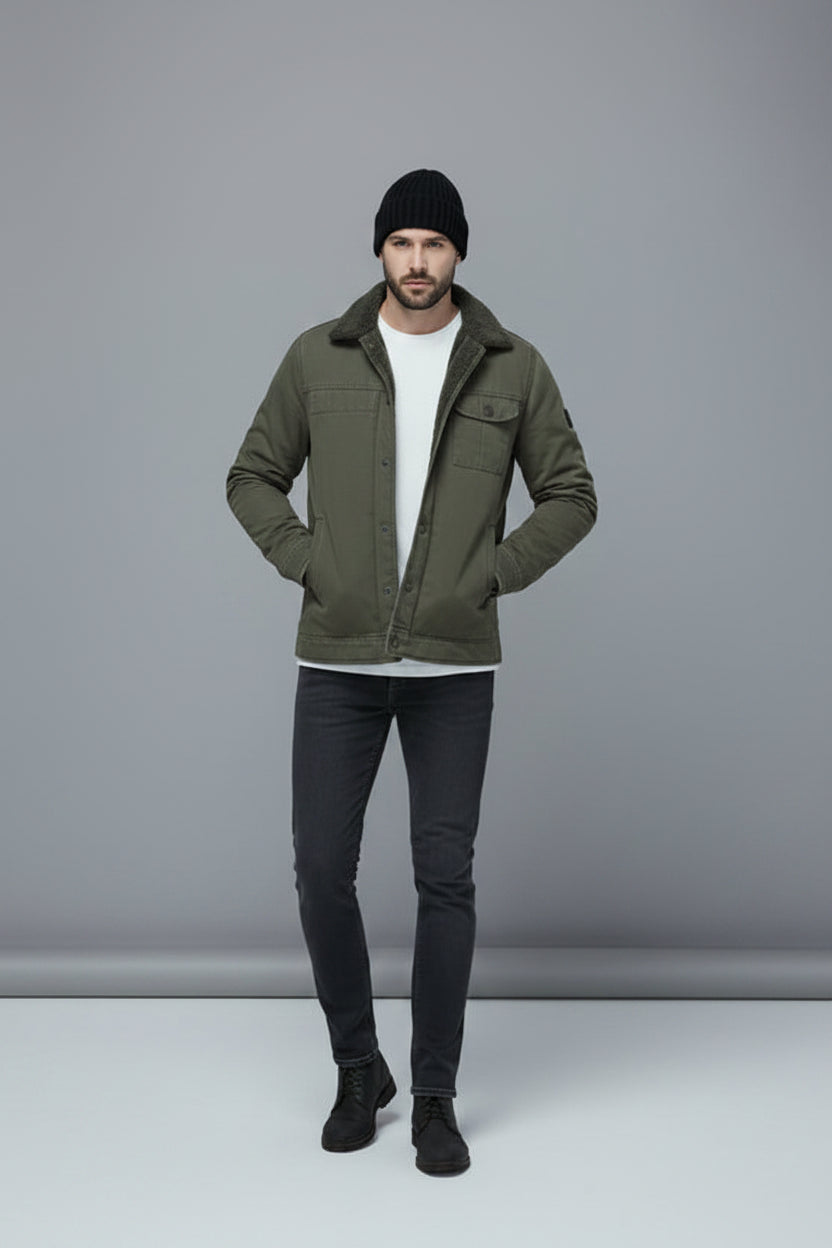 Doudoune homme doublure sherpa MONARK - vue produit