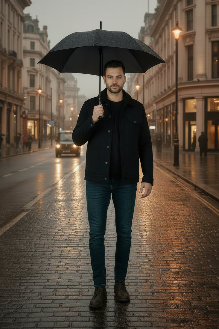 Doudoune homme doublure sherpa MONARK - détail doublure
