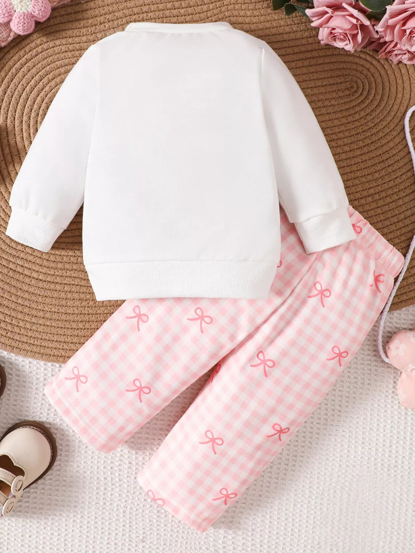 Ensemble enfant top nœud et pantalon MONARK - vue dos