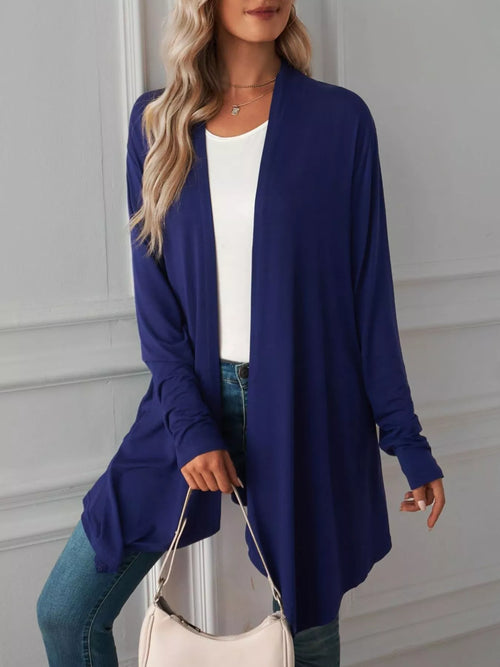 Cardigan femme fin ouvert MONARK - porté face