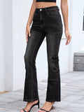 Jean bootcut taille haute femme MONARK - vue produit