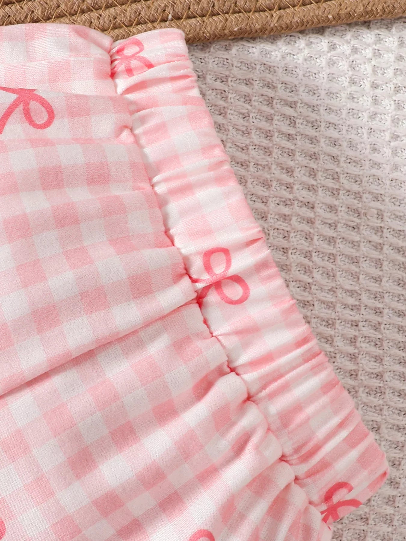 Ensemble enfant top nœud et pantalon MONARK - détail top